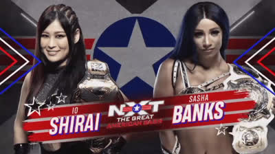 IO SHIRAI VS SASHA BANKS - NXT GREAT AMERICAN BASH 2020