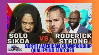 SOLO SIKOA VS RODERICK STRONG - NXT 22 DE MARZO DE 2022