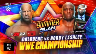 Bobby Lashley Vs Goldberg - Campeonato de WWE - Summerslam 2021